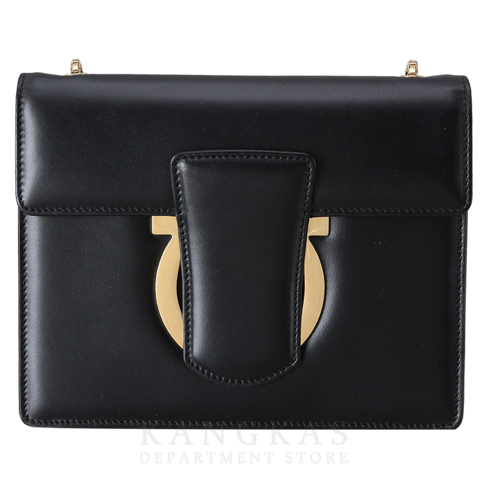 FERRAGAMO(USED)페레가모 간치니 체인 플랩백